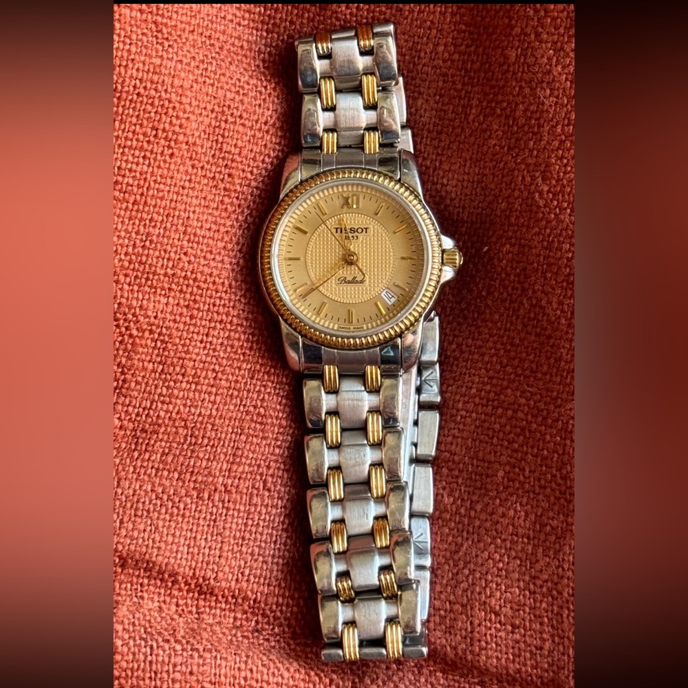 Tissot two tone watch